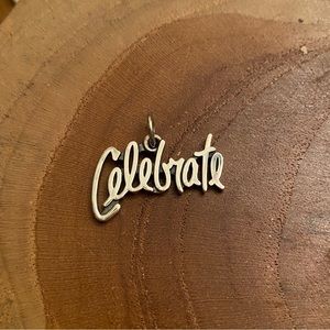 RETIRED James Avery Celebrate Charm, Sterling Silver 🎉